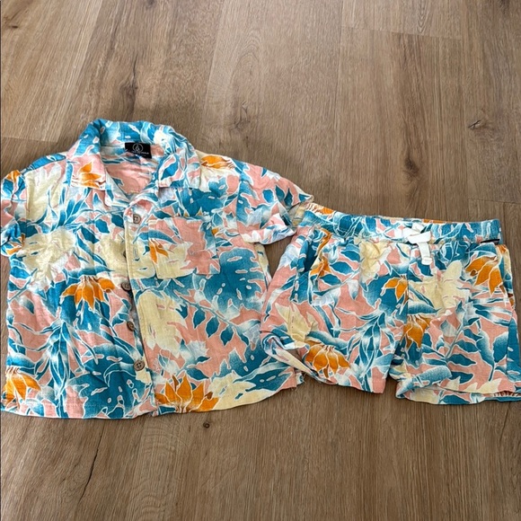 Volcom Cabana Camp Shirt & Shorts Set - Picture 2 of 5